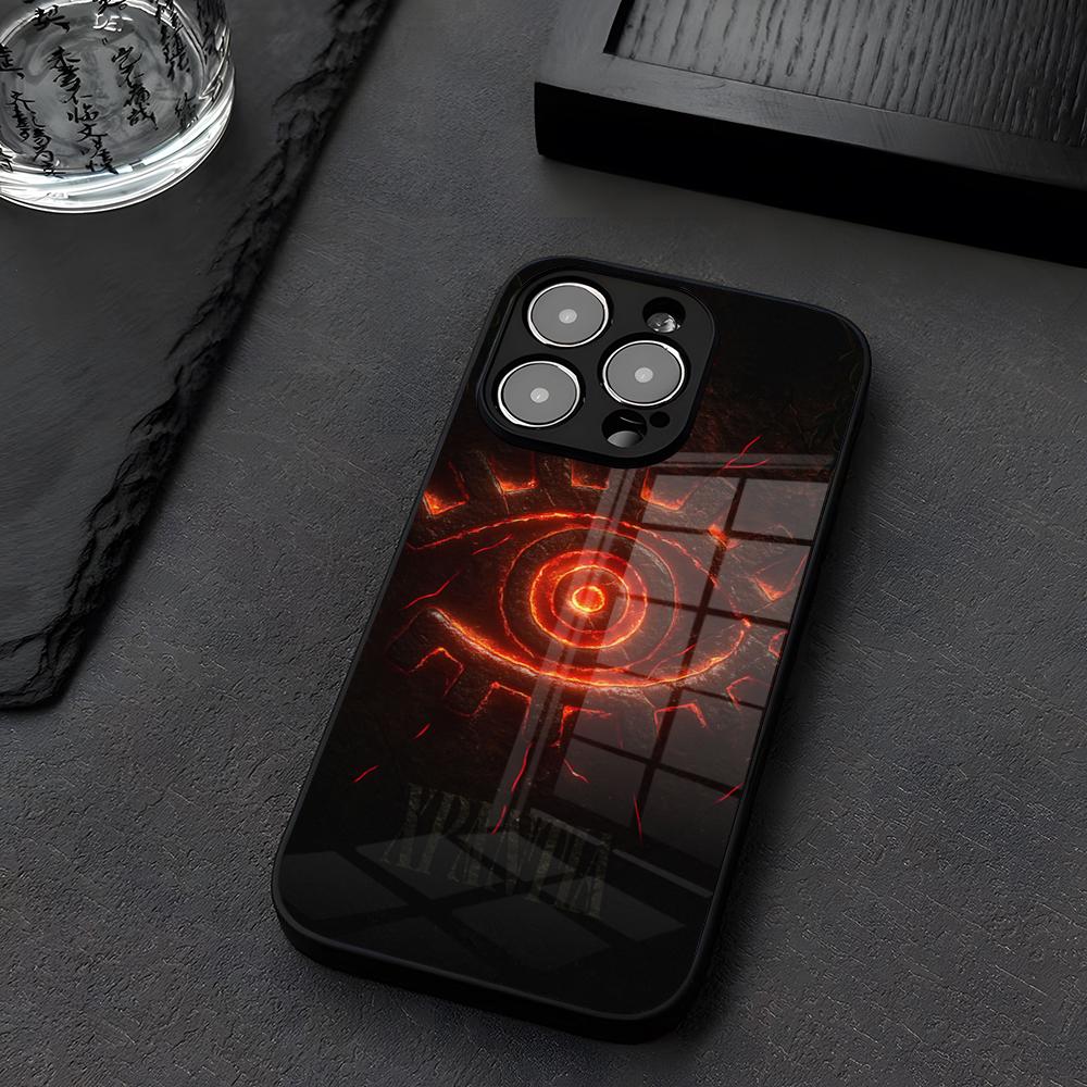

F-Fuerza Regida 111xpantia Phone Case Glass For IPhone 12 17 15 14 13 16 11 Pro XS Max Plus Mini X XR E2020 Tempered Coque iPhone 12 Pro