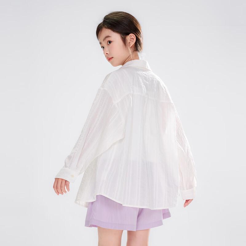 Girls' 100% Cotton Lightweight Summer Shirt