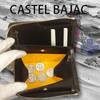 CASTELBAJAC L-Shaped Zipper Wallet, Medium Size, Cite Series, Black, 089652