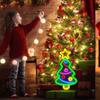 LED Neon Lights Christmas Tree Shape Light Sign USB Night Lamp Home Party Wedding Decoration Party