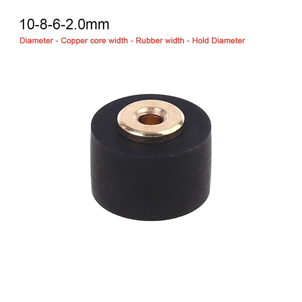 1Pcs Rubber Cassette Deck Pinch Roller Stereo Drive Wheel Part  Radio Equipment Use