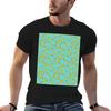 Pencils - No. 2 Pencils On Aqua T-Shirt Man T Shirt Heavy Cotton Essential T Shirt T Shirts Cot