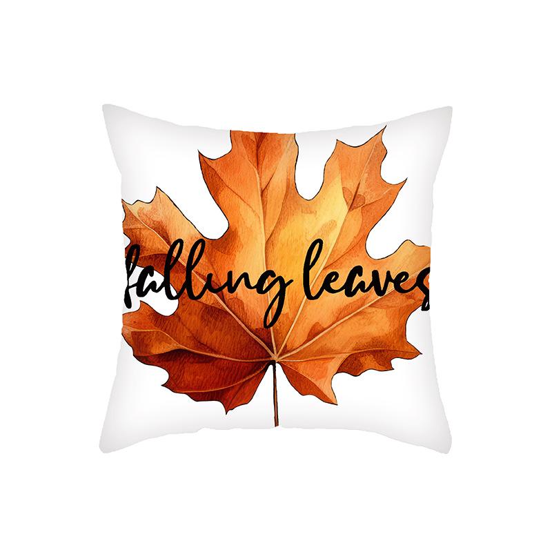 Halloween Series Cartoon Pumpkin Pillow Case Pine Cone Decorative Pillow Print Letter Pillow Living Room Chair Pillow