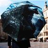 Giant Monster Rampage Umbrella Folding umbrella, automatic umbrella 8-Frame for Travel, camping Use Gift for Halloween Christmas