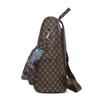 Damen-Reiserucksack, weicher Leder-Druck-Rucksack