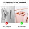 1pcs Round Spiral Quilt Sheets Hanger Stainless Steel Rotating Drying Rack Save Space Blanket Hanger Outdoor Home Balcony Hanger