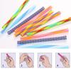 25Pcs Kitten Chew Toy Teething Soft Woven Cats Toy Interactive Attractive Woven Tube Shape Teething Toy
