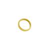 Gold Plated Color-Retention Beading Circle for DIY Jewelry