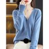 Women Cardigans V-neck Long Sleeve Knitted Outerwear Solid Thin Spring Autumn Sweaters Knitwears Korean Fashion Red Cardigans