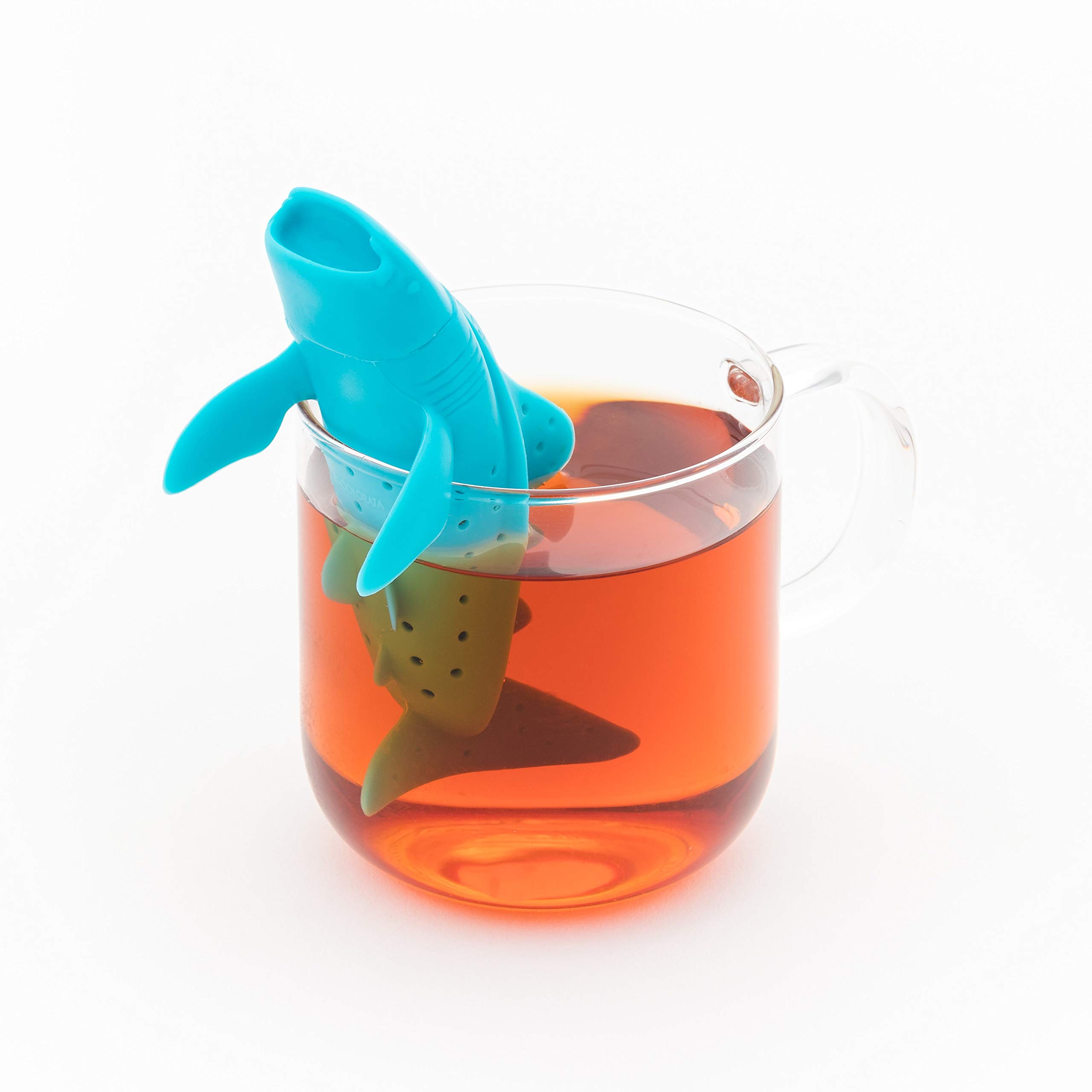 

Carolata Animal Tea Strainer (Whale SharkDishwasher and Microwave SafeSilicone) Cute Shark Tea Strainer Tea Infuser Gift