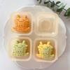 Dragon Head Chinese Cake Stamp Traditional Chinese Cake Mold with Cute Pattern for Festive Celebraation