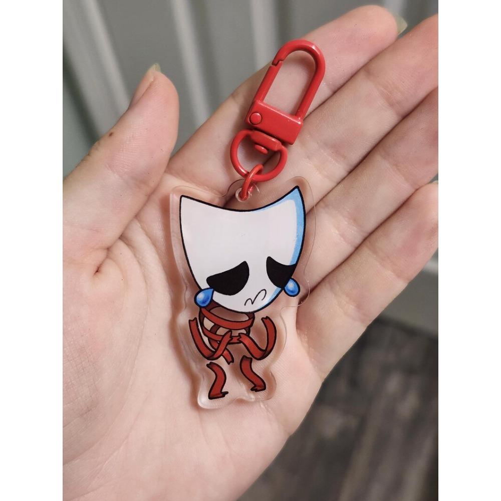 Portachiavi Acrilico Periferico Anime per Digital Circus Pomni Jax Ragatha Gangle Kinger Zooble Caine Gummigoo Ciondolo Zaino Regalo