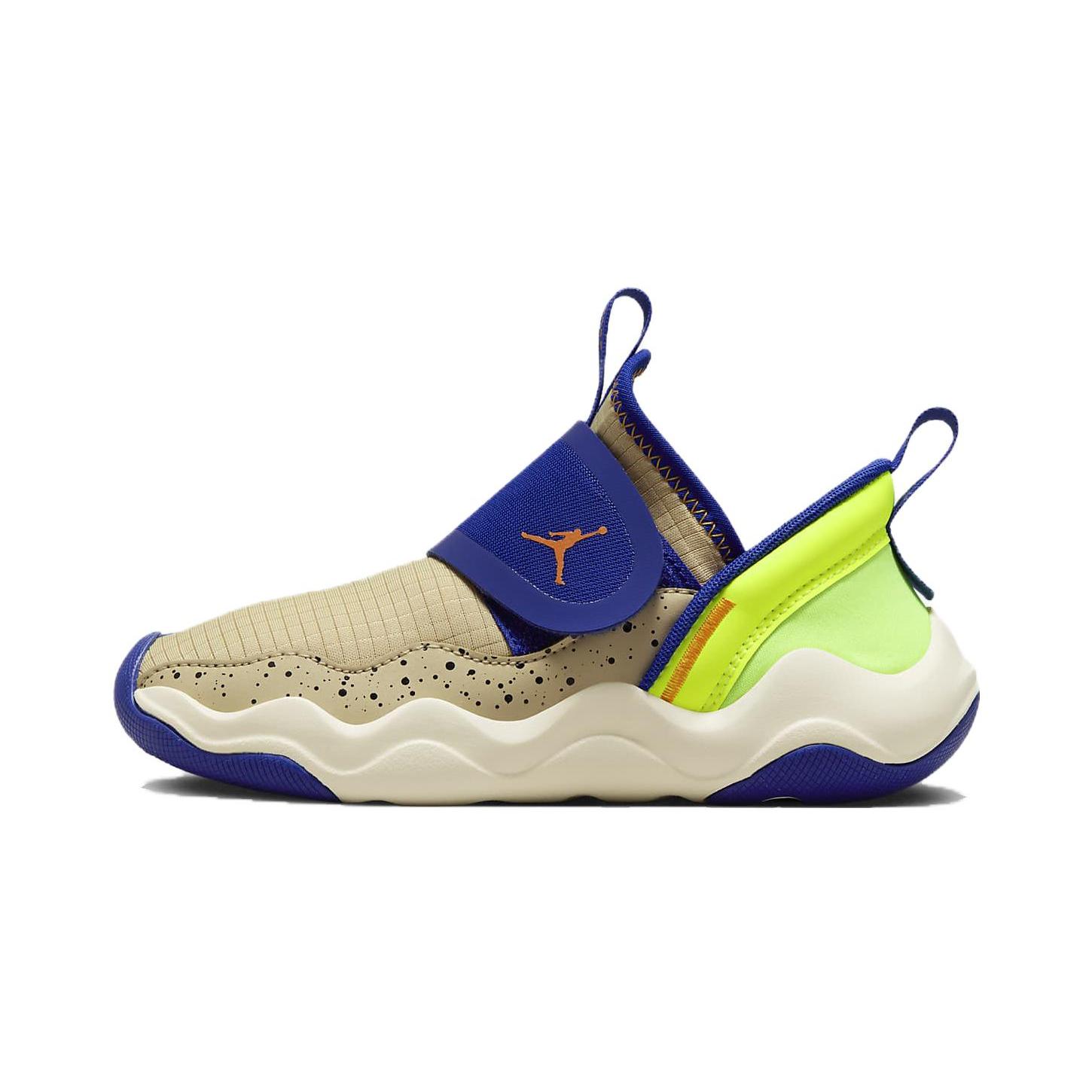 

Jordan Slip Resistant Anti Kick Low top Children s Basketball Shoes Brown Green Blue Children Aged 3 7 Years Old DZ6330-700 35