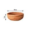 Handgeflochtener vietnamesischer Rattan-Obstkorb