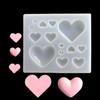 Love Heart Creative Shape Silicone Mold Epoxy Resin DIY Tools Kitchen Cake Baking Decoration Chocolate Handmade Accessories
