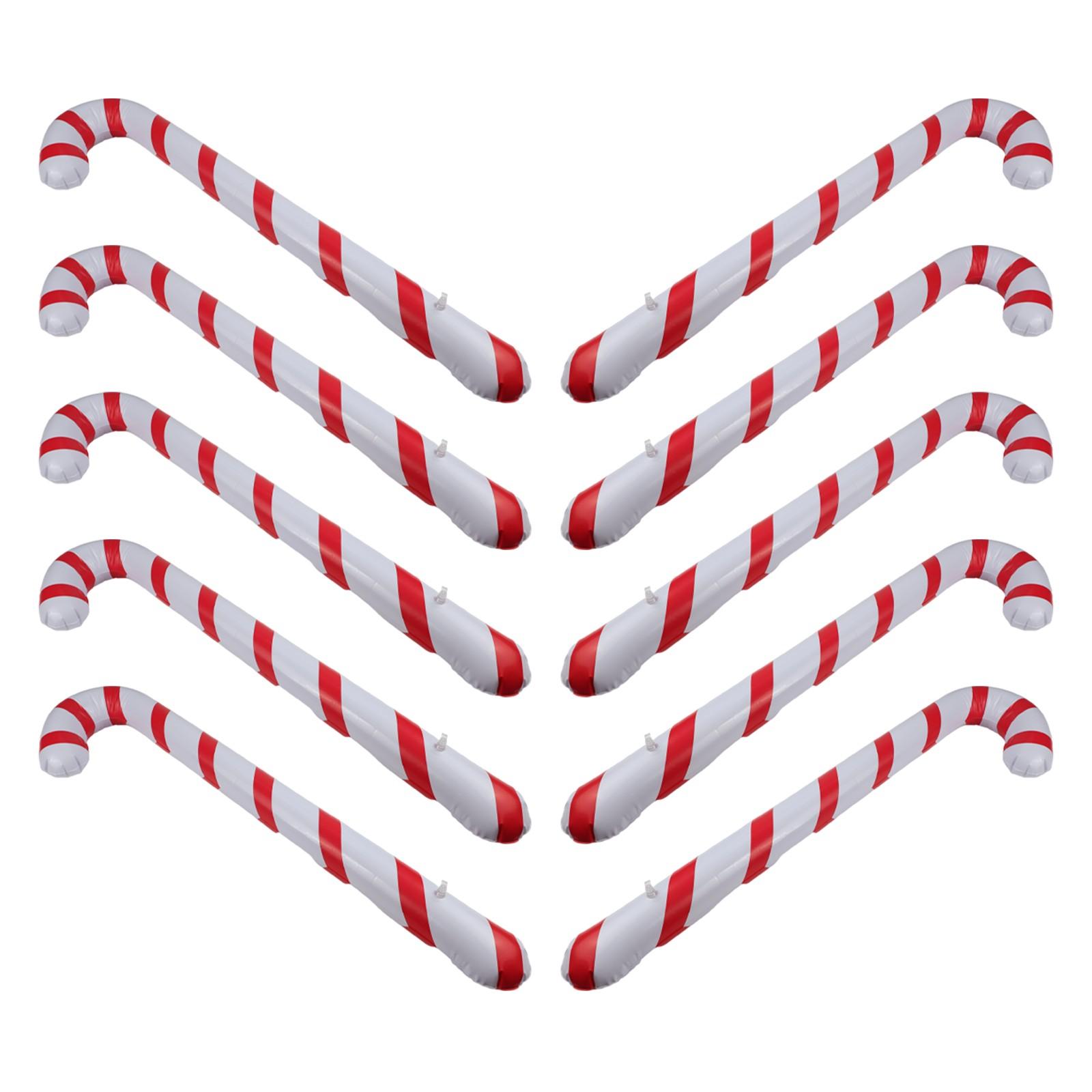 

Inflatable Christmas Canes Santa Claus Decorations