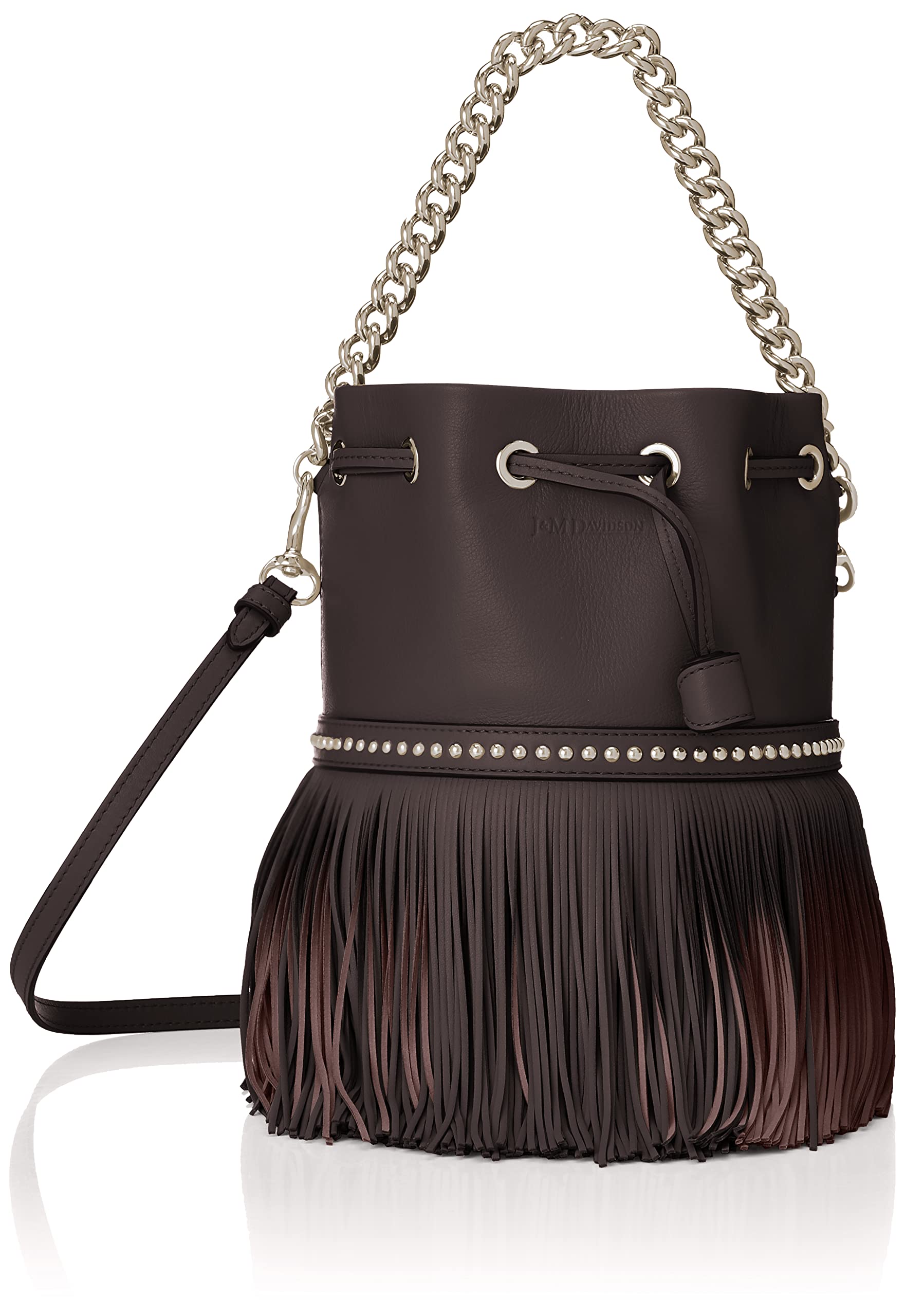 

Shoulder Bag FringeCarnivalM Chocolate [J&M Davidson] LMDC-1XX-SCNP Women s [Item] шоколадний