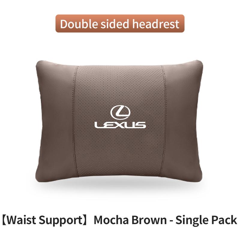 Pro Lexus F Sport ES300 LS500h RX300 GS300 IS300 LX570 CT200h Auto Semišová Kůže Opěrka Hlavy Podpora Krku Polštář Sedadla Bederní Polštářek