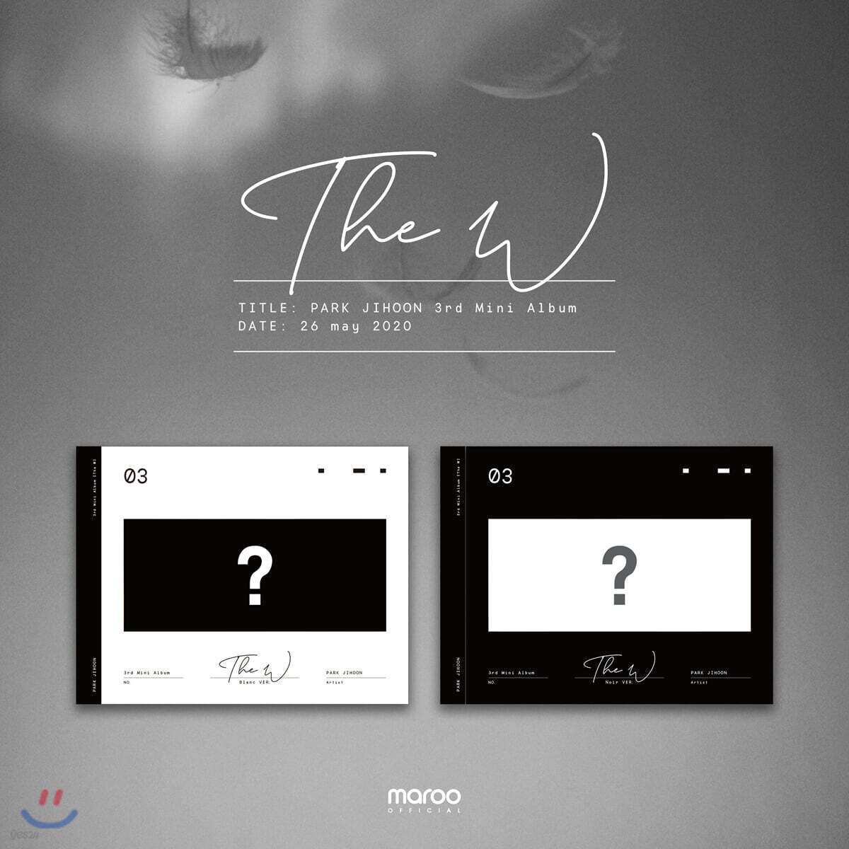 Park Ji Hoon - 3rd Mini Album: The W [Noir ver.]