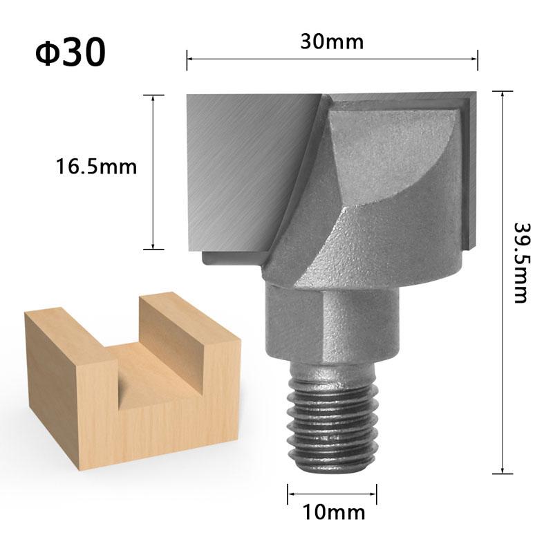 1PC 10MM Shank CNC Cleaning Bottom Router Bit Woodworking Tools 2 Screw Thread Cutter Lock Milling Cutter