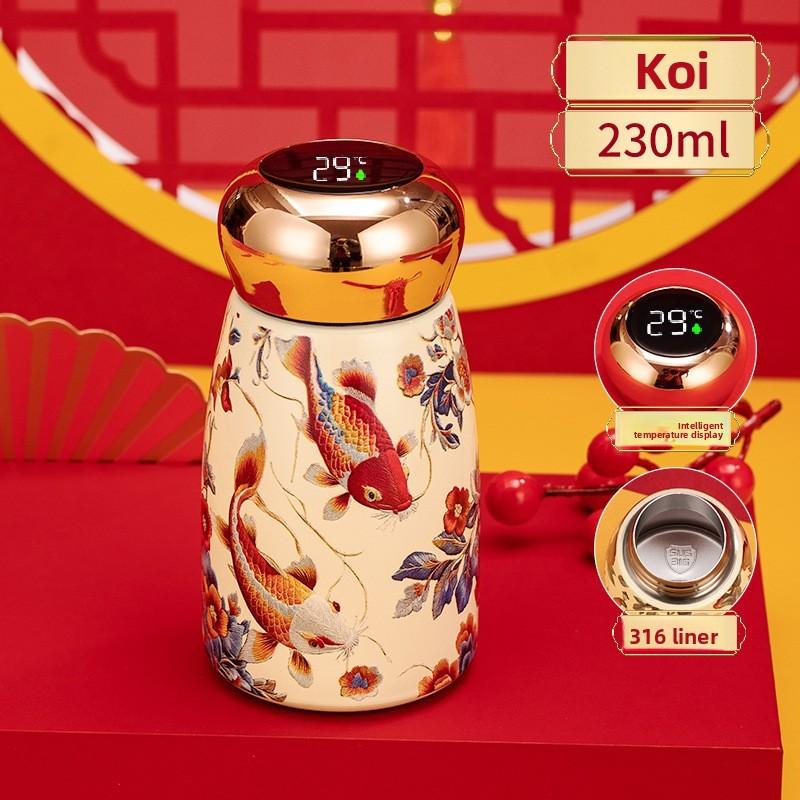 Mushroom Cup Portable Insulated Water Bottle With Vacuum Double Wall For Office And Travel