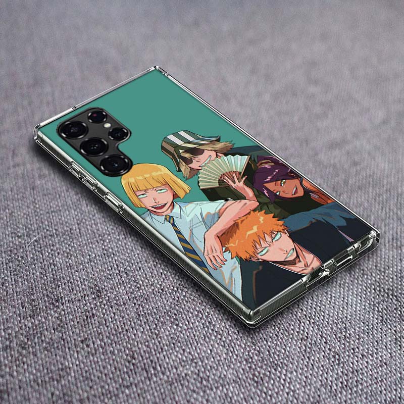 Bleach Shinji Hirako Phone Case For Samsung Galaxy S24 S23 S21 S20 FE S22 S26 Ultra S25 Edge S10 Plus Cover Clear TPU Capa Shell