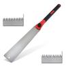 Japanese Hand Saw Stainless Steel Pull Saw Double Edge Flush Cut Saw With 3 Side Grinding Teeth Handheld Trim Saw Cross-cut