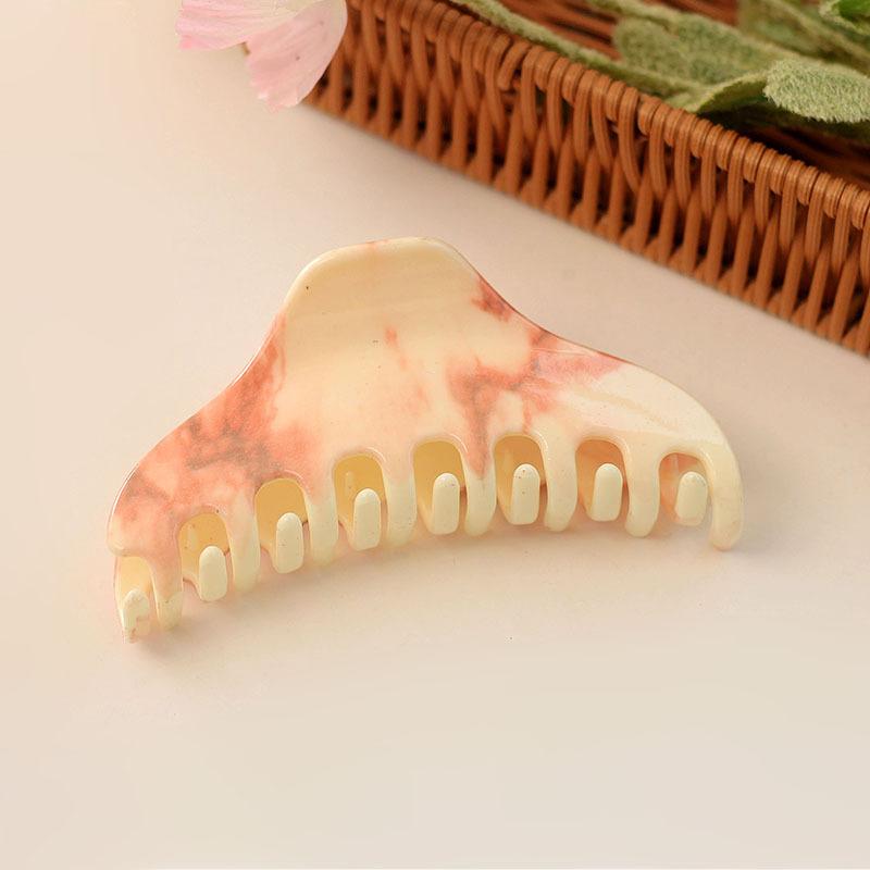 

Заколка для волос в корейском стиле, для интернет-знаменитостей, для непослушных волос, с принтом, милый зажим-акула, большой зажим для пучка, простой женский зажим для волос