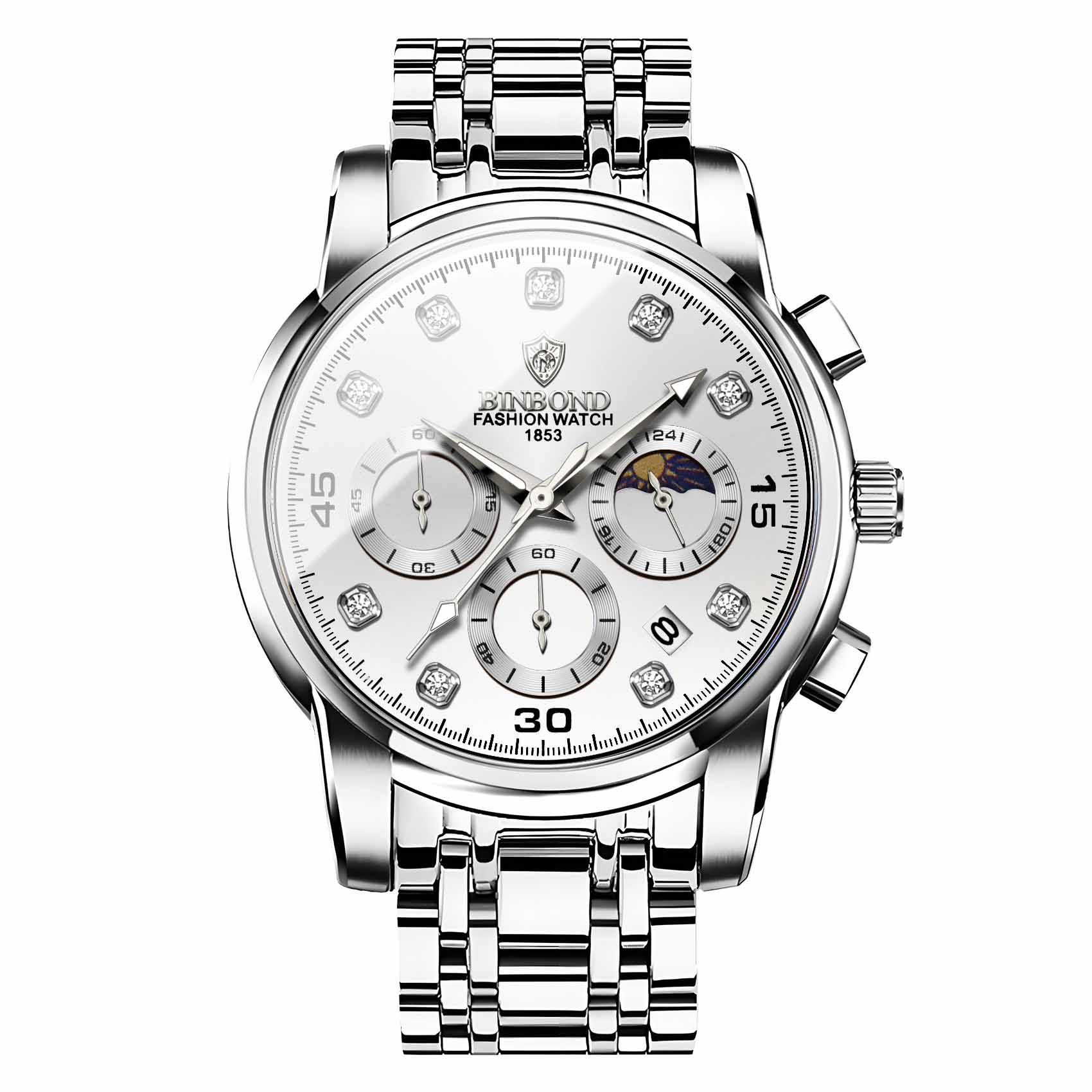 

Men s Waterproof Luminous Running Alarm Clock Watch One Size