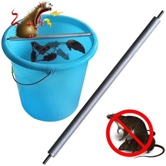 Stainless Steel Rat Mouse Trap Killer Catcher Spinning Roller Reusable Tool