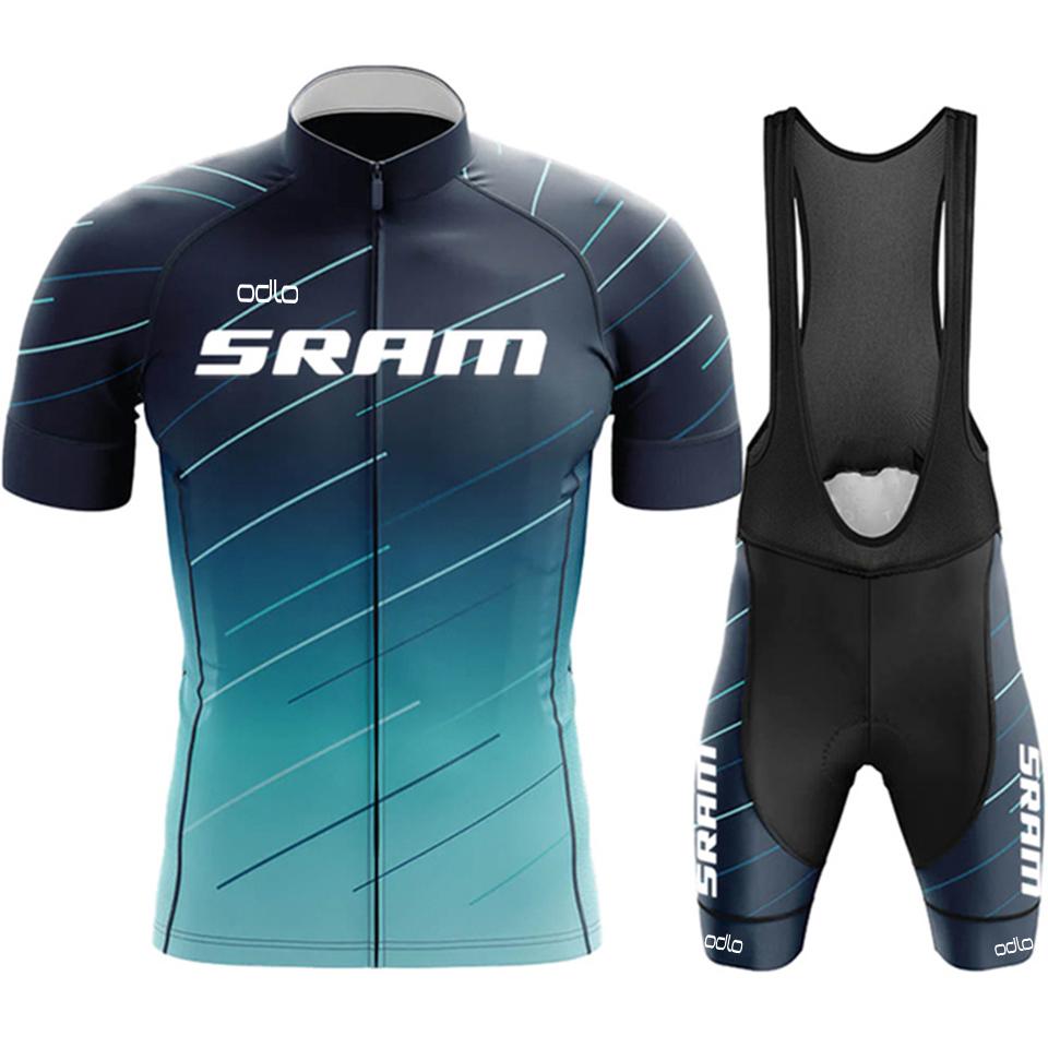 2026 SRAM Cyklistický dres Sada Letní cyklistické oblečení MTB oblečení na kolo Uniforma Maillot Ropa Ciclismo Pánský cyklistický oblek na kolo