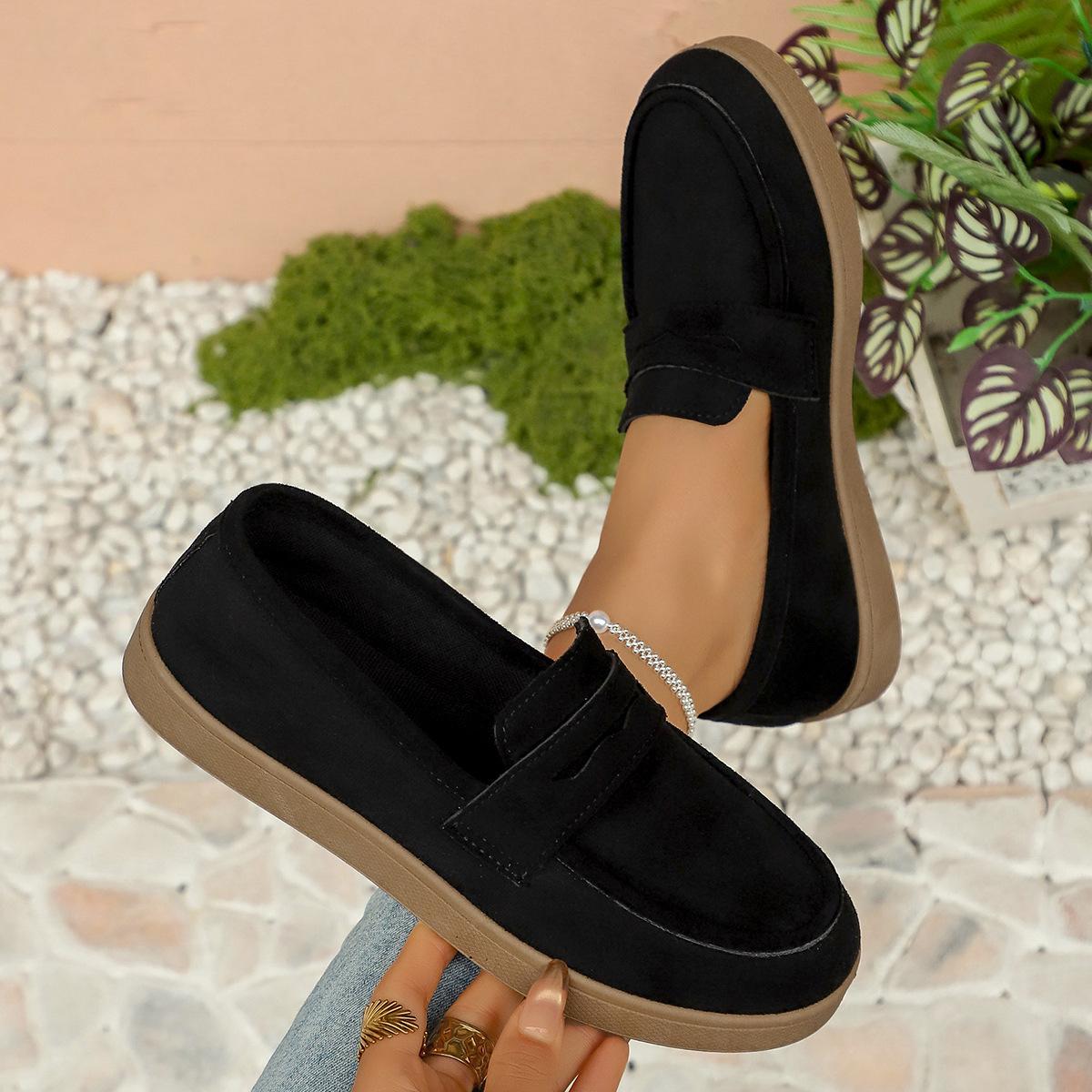 Anti-slip Spring New Style Single-Heel Shoes, Thick-soled Shoes, Women s Shoes 36 чёрный