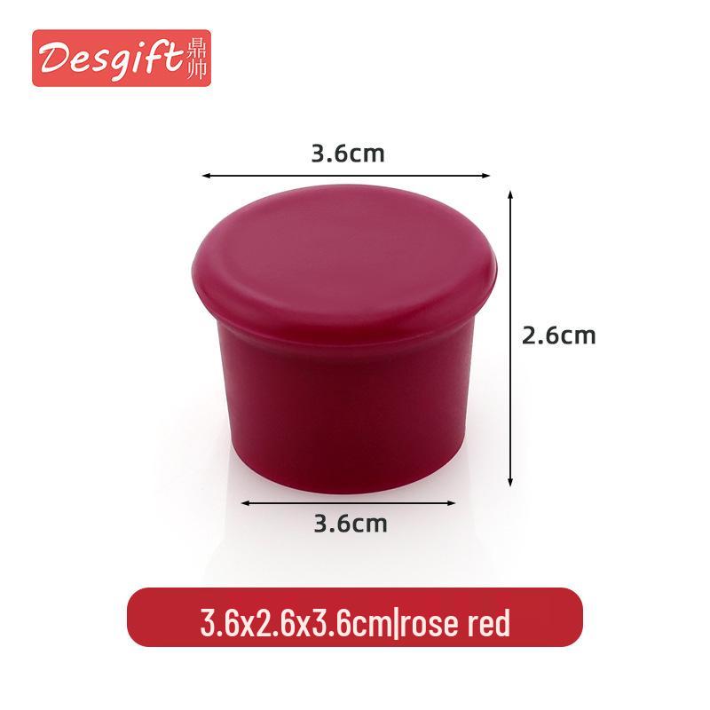 FDA Food-Grade Multi-Color Silicone Wine Bottle Stopper: Leak-Proof Fresh-Keeping Cover for Red Wine.