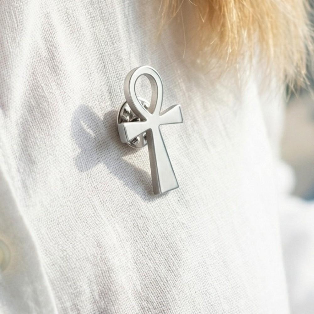Anstecknadeln mit Metallkreuz, Kleideraccessoires, Schleifen-Anstecknadel, Kleiderdekoration