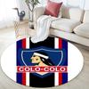 CSD Colo‑Colo Round Area Rug,Carpet Rug for Living Room Bedroom Sofa Playroom Decor,Non-slip Floor Mat