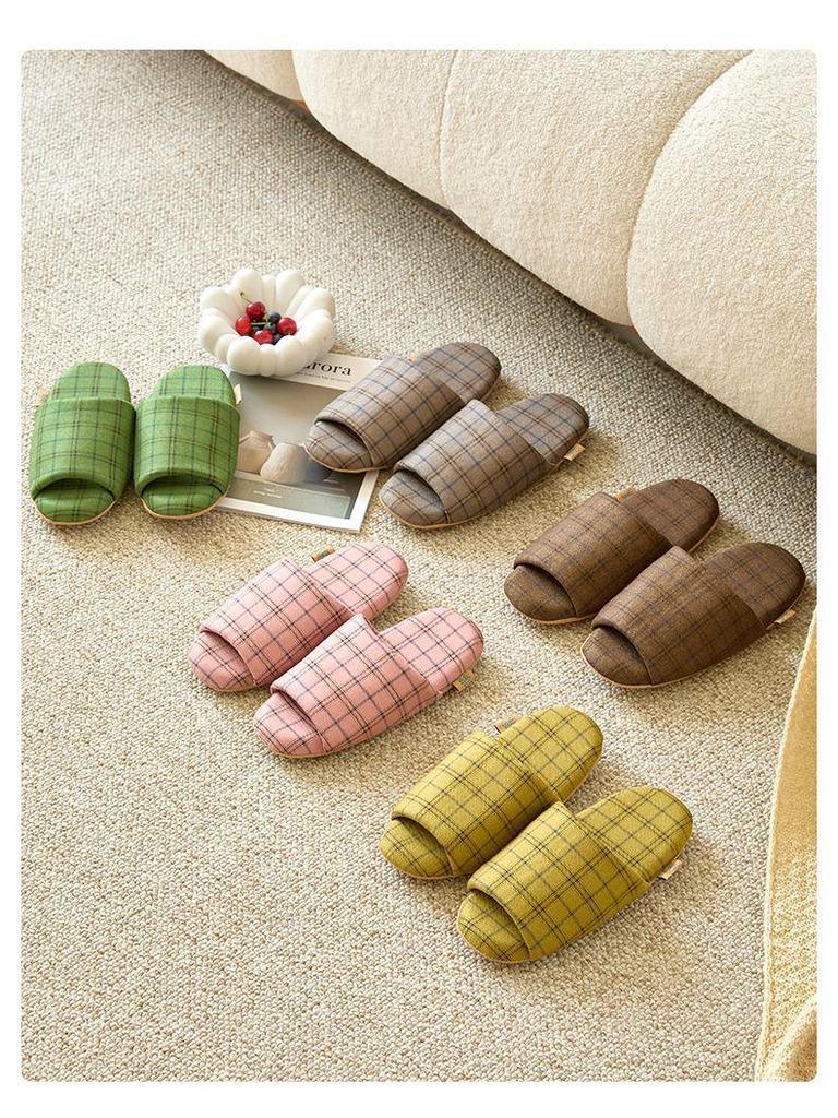 Women's Silent Soft-Soled Japanese Slippers - Lightweight, Noiseless Home Footwear for Wooden Floors in Spring/Summer