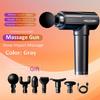 Professional Grade Muscle Massage Gun Deep Tissue Impact Athlete Relaxation Electric Back Massager Lactic Acid Breakdown Soreness Relief Fascia