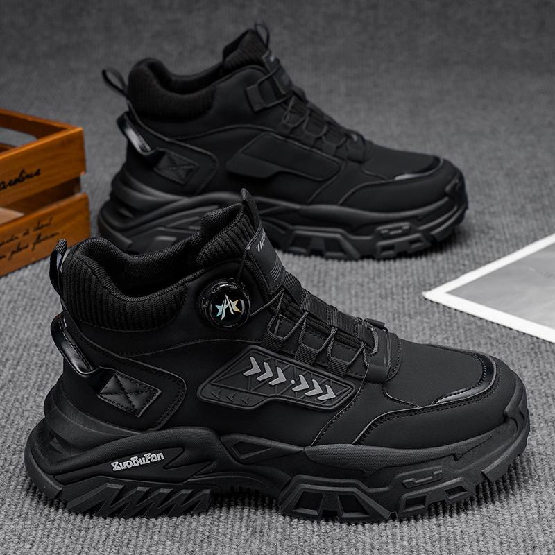 

New Men s Casual Outdoor Construction Site Work Durable Safety Shoes, Black for Outdoor Mountain Climbing and Hiking Sports 44 чёрный