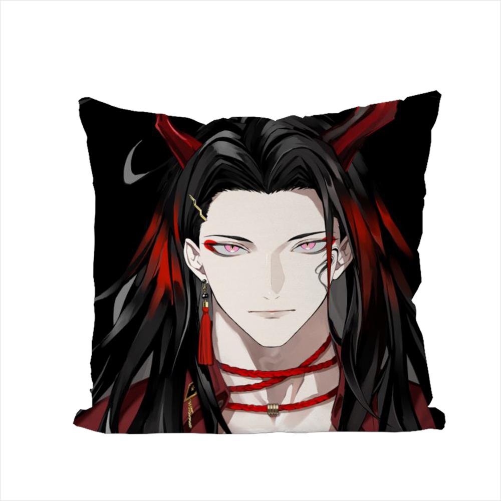 Anime VVox Akuma Pillow Case For Car Sofa Decorative Home Doublesided Print Plush Square Throw Pillow Cushion Cover