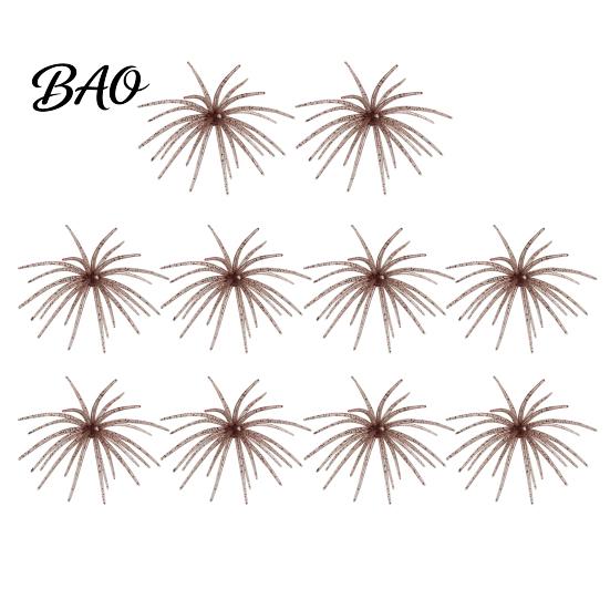 Realistic Bionic Fishing Tackle Floating Sea Urchin Soft Lures, Highly Elastic TPE Baits, Versatile Glue Baits for Rivers Flexible Tentacles