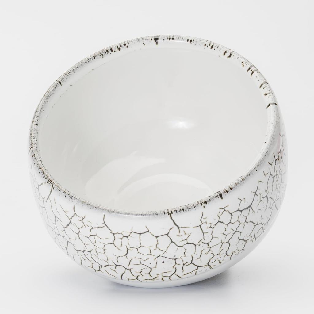 Mino Ware Matcha Shiro Made In Bowl, Tenmoku, White, 12.5cm Diameter, Japan, 505-35