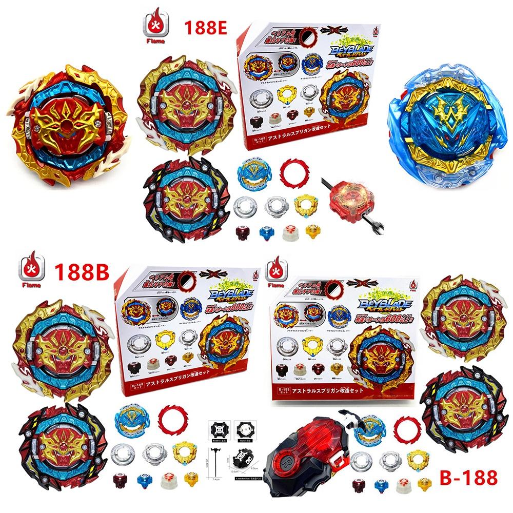 Beyblade Burst B-188 Astral Spriggan Cyclone Belial Exkluzivní Spouštěč Spark Ruler Pro Vysokoenergetické Bitvy