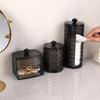 3 Cotton Swab Racks, Bathroom Dispenser, Cotton Ball Storage Box, Cotton Swabs, Clear Storage Jar with Lid, Home Organization