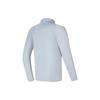 Fila Solid Color Polo Collar Golf Elite Long Sleeve T-Shirt Men Tops Medium-Gray A11M345210F-GY