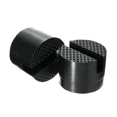 Set of 2, Jack Stand Pad, Grooved Type, 1.5 X 2.0 Inches (3.8 X