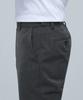 MUSINSA STANDARD Lightweight Relaxed Tapered Hidden Banding Crop Slacks [Medium Gray]