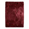Living Room Rug with Extra Soft Flexible Thin Base Burgundy Red 160x230