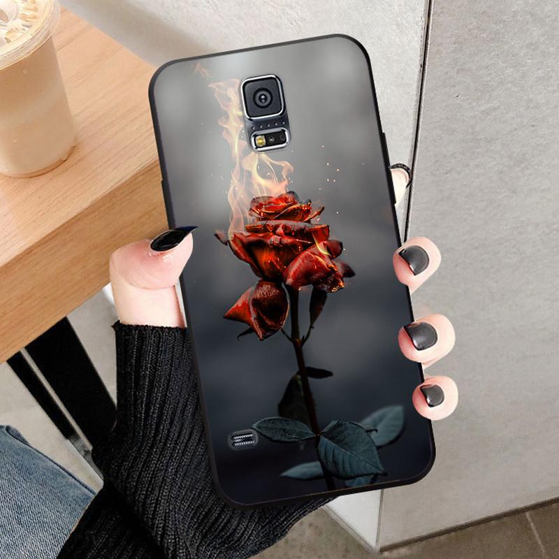 For Samsung S5 Case Cool Painted Soft Silicone Phone Back Cover For Samsung Galaxy S5 S 5 i9600 TPU Bumper on Galaxy S5 Neo Capa