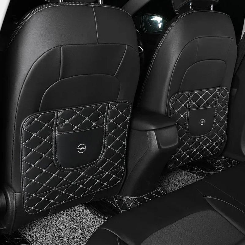 Car Anti-kick Pad Interior  Auto Seat Back Protector Pads For Opel Corsa Astra Insignia Vectra Zafira Meriva Mokka Grandland Vivaro