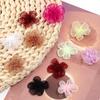 20pcs/lot 3cm Snow Gauze Fabric Flower Five Petals Plum Blossoms Artificial Flower For DIY Clothing Sewing Headwear Decoration